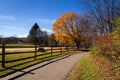 Stowe Vermont Recreation Park scenic at fall Royalty Free Stock Photo