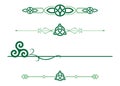 A set of Celtic design dividers