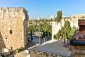 StraÃen und Gassen in der Altstadt von Jerusalem, heilige Stadt fÃ¼r Christen, Juden und Muslime