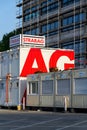 Strabag SE Austrian company logo on construction container Royalty Free Stock Photo