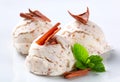 Stracciatella ice cream Royalty Free Stock Photo