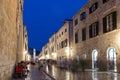 Stradun, the main street at the Old Town in Dubrovnik Royalty Free Stock Photo