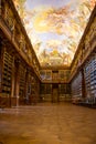 The Strahov Library in Prague. Royalty Free Stock Photo