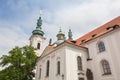 Strahov monastery in Prague in the Czech Republic Royalty Free Stock Photo