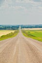 A Straight Dirt Road into the Plains Royalty Free Stock Photo