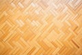 straight-line arrangement of bamboo parquet Royalty Free Stock Photo