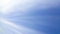 Straight line clouds as sun rays Royalty Free Stock Photo