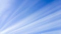 Straight line clouds as sun rays Royalty Free Stock Photo