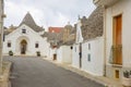 Lovely, rustic entrances to trulli characteristic round houses in Alberobello