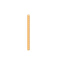 Straight ruler vector flat illustration. centimeter device