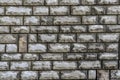 Straight stone wall as Background, Texture, Surface