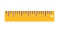 Classic Yellow Ruler, Essential Measurement Tool, vector design Generative AI Royalty Free Stock Photo