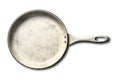 Frying Pan With Handle on White Background