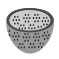 Strainer flat illustration on white