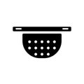Strainer icon vector isolated on white background, Strainer sign