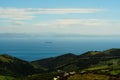 Strait of Gibraltar landscape.