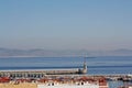 Strait of Gibraltar; two continents. Royalty Free Stock Photo
