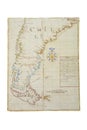 Strait of Magellan map, 1671