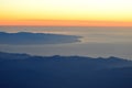 Crossing Timeless Waters: Discovering the Majesty of the Strait of Messina Royalty Free Stock Photo