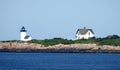 Straitsmouth Island Lighthouse Rockport Mass USA Royalty Free Stock Photo