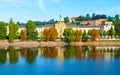 Straka Academy, the seat of Government of Czech Republic, Prague