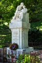 Stramberk City in Czech Republic - Monument sculpture of WW victims