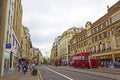 View of the Strand street London United Kingdom Royalty Free Stock Photo