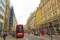 View of Strand street London United Kingdom Royalty Free Stock Photo