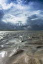 Strand op Vlieland, Beach at Vlieland Royalty Free Stock Photo