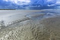 Strand op Vlieland, Beach at Vlieland Royalty Free Stock Photo