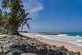 Strand am Ozean von  Sri Lankas Royalty Free Stock Photo