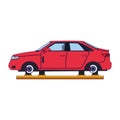 Stranded car icon, colorful design Royalty Free Stock Photo