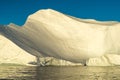 Stranded icebergs at the mouth of the Icefjord near Ilulissat, G