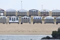 Strandhuisjes, Beach cabines Royalty Free Stock Photo