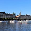 StrandvÃÂ¤gen in Stockholm Royalty Free Stock Photo