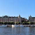 StrandvÃÂ¤gen in Stockholm Royalty Free Stock Photo