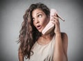 A strange call Royalty Free Stock Photo