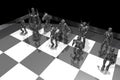 Strange chess-board