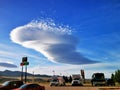 Strange clouds near Salt Lake City, USA