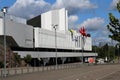 _Strange Frui_t Art Installation Figures on top of the Finlandia Hall in Helsinki Royalty Free Stock Photo