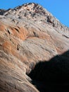 Strange geological textures and vivid colors of the Great Wash in late autumn, Capitol Reef National Park