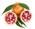 Ibrid fruit pomegranate-grapefruit