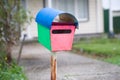 Strange letterbox. Royalty Free Stock Photo
