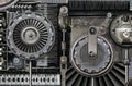 Strange Steampunk Machine Royalty Free Stock Photo