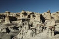 Strange Rock Formation in Bisti Badlands Valley of Dreams New Mexico Royalty Free Stock Photo