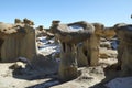 Strange Rock Formation in Bisti Badlands Valley of Dreams New Mexico