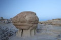 Strange Rock Formation in Bisti Badlands Valley dreams  New Mexico USA Royalty Free Stock Photo