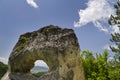 Strange Rock formation near the town of Shumen, Bulgaria, named Okoto Royalty Free Stock Photo