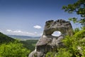 Strange Rock formation near the town of Shumen, Bulgaria, named Okoto