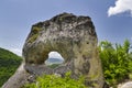 Strange Rock formation near the town of Shumen, Bulgaria, named Okoto Royalty Free Stock Photo